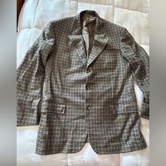 Ermenegildo Zegna Mens Pure Cashmere Blazer Suit Jacket Italy - Picture 1 of 9